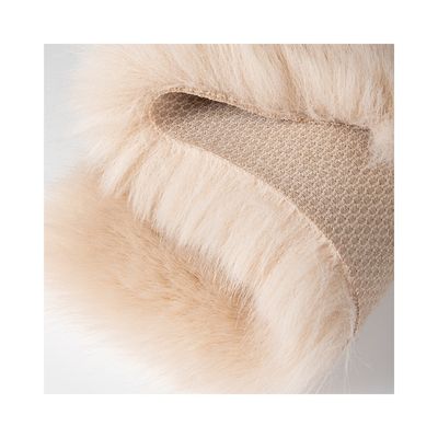 100% Polyester High Weight Sherpa Artificial Fur For Winter Clothing Production