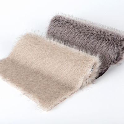 Toy Faux Fur Fabric with Artificial Material and Knitted Backing Technics