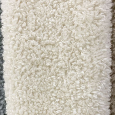 Plush Fabric 100% Polyester Imitation Wool Fabric for Garments Min Order 500 Meters