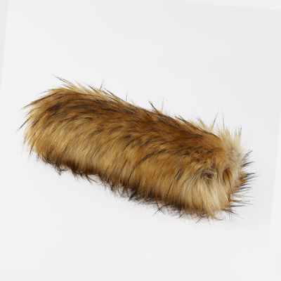 High Pile Faux Fur Collar Description Raccoon Fur For Hood Pattern Printed
