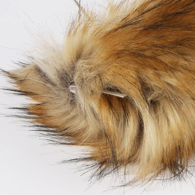 High Pile Faux Fur Collar Description Raccoon Fur For Hood Pattern Printed