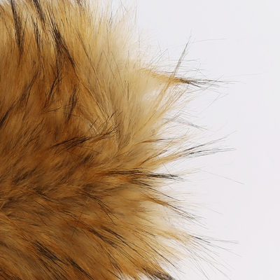 High Pile Faux Fur Collar Description Raccoon Fur For Hood Pattern Printed