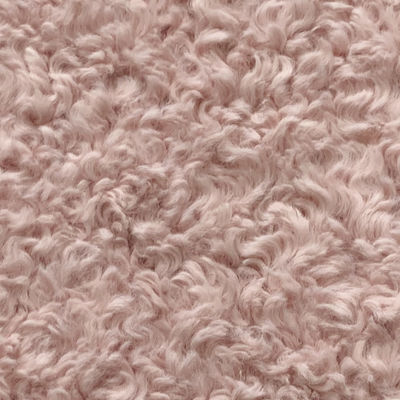 Anti Static Weft Knitted Faux Fur Fabric Knitted Lady Garments With 100% Polyester
