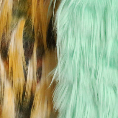 Plush JACQUARD Winter Coats With Luxury Faux Fur 100% Acrylic