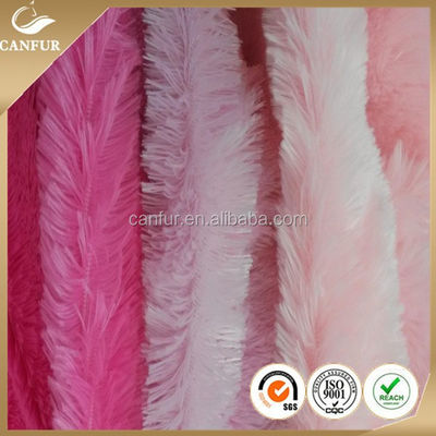 160cm Width Printed Polyester Long Hair Fur Fabric PV Plush for Toy Crafting Supplies