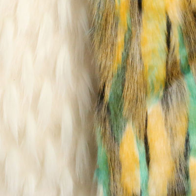 Plush JACQUARD Winter Coats With Luxury Faux Fur 100% Acrylic