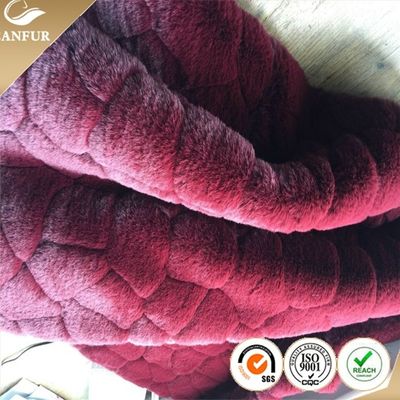Retail Stock of Knitted Backing Artificial Fur with Polyester / Acrylic Front Material