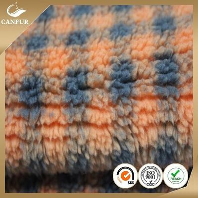 Experience the Softness and Warmth of 160cm Width 100% Polyester Sherpa Fleece Fabric