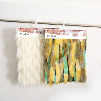 160cm 30-55mm JACQUARD Faux Fur Fabric for Garments 500meters Plush Printed 100% Acrylic