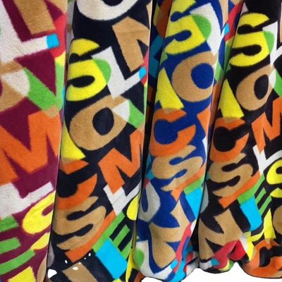 10-20mm Very Soft Short Printing Faux Rabbit Fur Fabric with Anti-Pull Technology