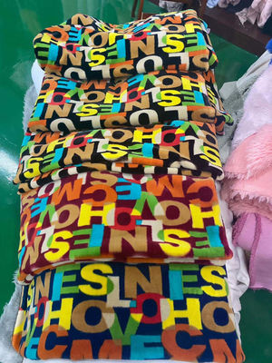 10-20mm Very Soft Short Printing Faux Rabbit Fur Fabric with Anti-Pull Technology