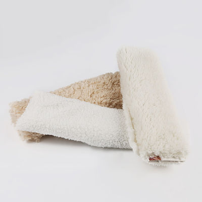 Knitted Weft 100% Polyester Denim Sherpa Lining Fabric for Lining Soft and Insulating