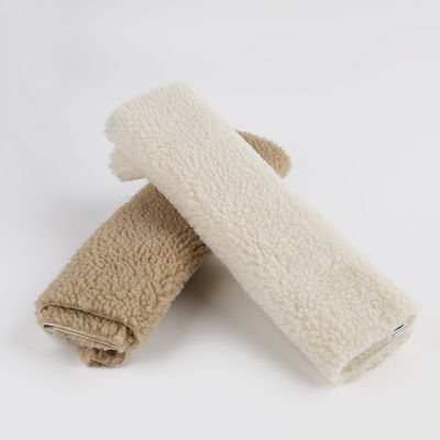 Knitted Weft 100% Polyester Denim Sherpa Lining Fabric for Lining Soft and Insulating