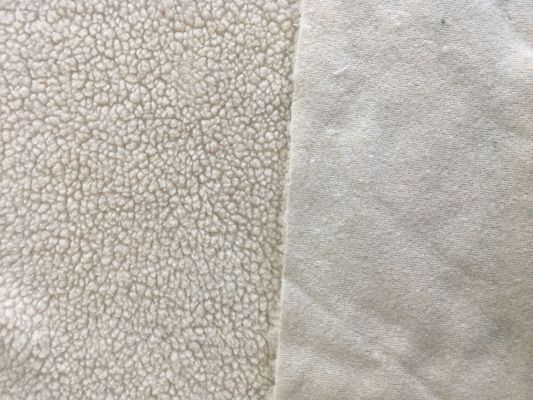100D Plain 100% Polyester Jackets Sherpa Fabric Lining Fabric with Shrink-Resistant