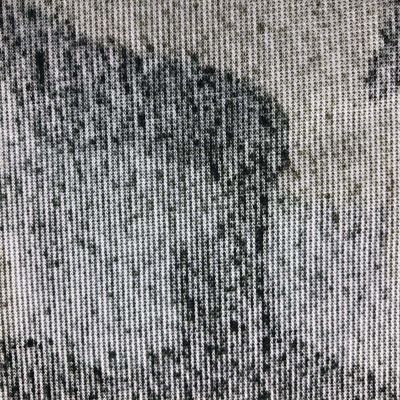 Printed Rabbit Fake Fur for Garment Bags 100% Polyester Jacquard 3 Color Print Fabric
