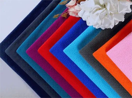 150d*144f Micro Polar Fleece Fabric for Jackets Lining 100% Polyester 155cm Width