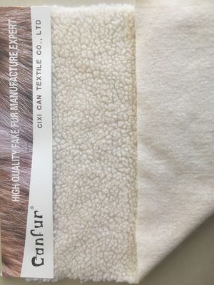 100D Plain 100% Polyester Jackets Sherpa Fabric Lining Fabric with Shrink-Resistant