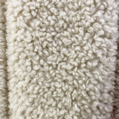 Versatile 100% Polyester Artificial Long Curly Fur Fabric for Garments in Any Color