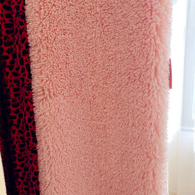 Versatile 100% Polyester Artificial Long Curly Fur Fabric for Garments in Any Color