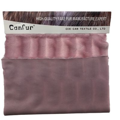 Stylish Appearance PV Plush Fabric with 100% Polyester Yarn Count As per your request