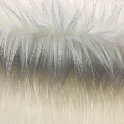 Plush and Luxurious Sherp Long Pile Faux Fur Fabric with 100% Polyester Back Material