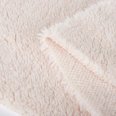 Polyester Sherpa Lining Fabric for Winter Coat Jacket Lining 300-500g/m Width 58/60