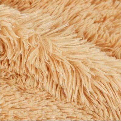 Medium Weight 260GSM Knitted Plain PV Plush Fabric for Making Toys and Garments Lining