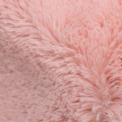 Medium Weight 260GSM Knitted Plain PV Plush Fabric for Making Toys and Garments Lining