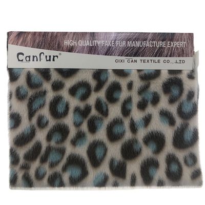 Soft Knitted Backing Faux Fur Textile for Women's Blankets 58/60 Inches Width