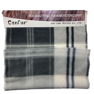 Garment Plush Fabric 100% Polyester Knitted Flannel Fabric for Blanket