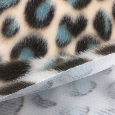 Soft Knitted Backing Faux Fur Textile for Women's Blankets 58/60 Inches Width