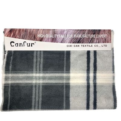 Garment Plush Fabric 100% Polyester Knitted Flannel Fabric for Blanket