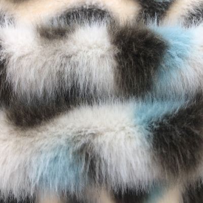 Soft Knitted Backing Faux Fur Textile for Women's Blankets 58/60 Inches Width