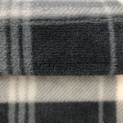 Garment Plush Fabric 100% Polyester Knitted Flannel Fabric for Blanket