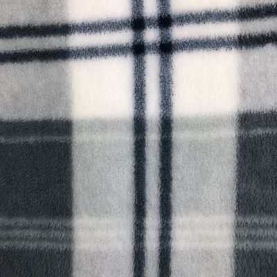 Garment Plush Fabric 100% Polyester Knitted Flannel Fabric for Blanket