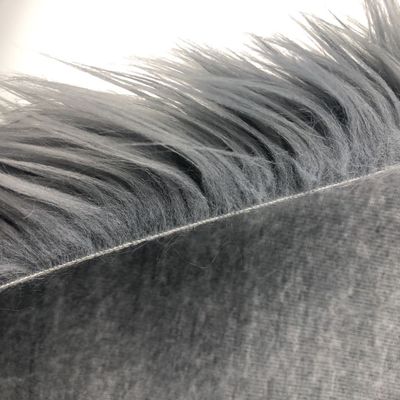 Custom Luxury Long Pile Artificial Faux Fur Fabric with 1200G/M Weight