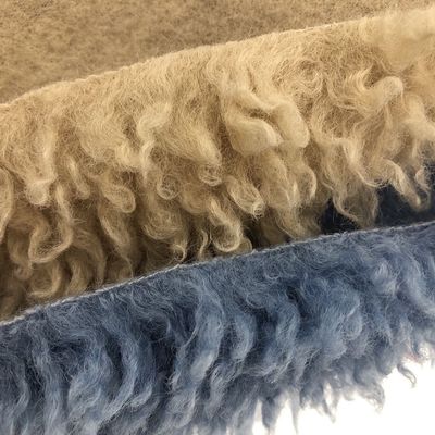 Front Material 100% Polyester Long Pile Faux Fur Fabric for Cozy and Stylish Garments