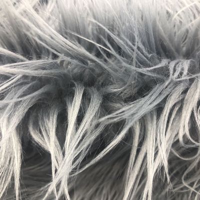 Custom Luxury Long Pile Artificial Faux Fur Fabric with 1200G/M Weight