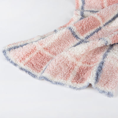 100% Polyester Customize Printing Faux Teddy Fur Fabric Yard Free Samples Faux Lamb Fur