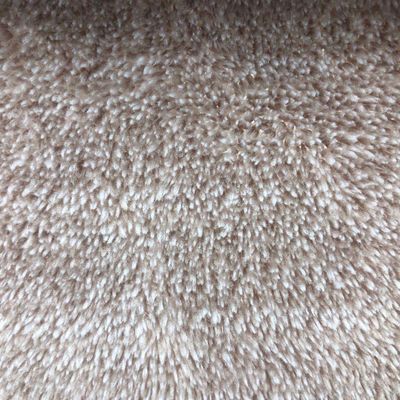 100% Polyester Cationic Dyed Knitted Sherpa Fleece Fabric for in Various Applications
