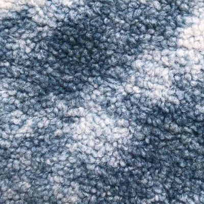 Soft and Durable 380gsm Mixed Color Lamb Fur Fabric for Clothing Garments