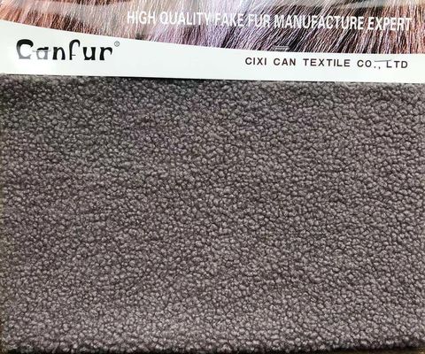 100% Polyester White Fake Real Sherpa Plush Fleece Fabric for Winter Accessories
