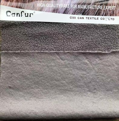 100% Polyester White Fake Real Sherpa Plush Fleece Fabric for Winter Accessories