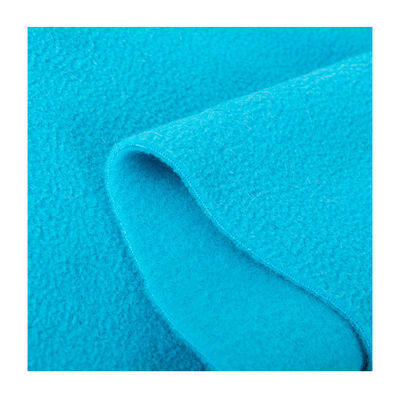 100% Polyester Micro Polar Fleece Fabric for Lining Hoodie Anti Pilling 220 GSM