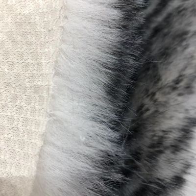 100% Polyester Front Material Faux Fur Fabrics for Winter Garment in Various Densities