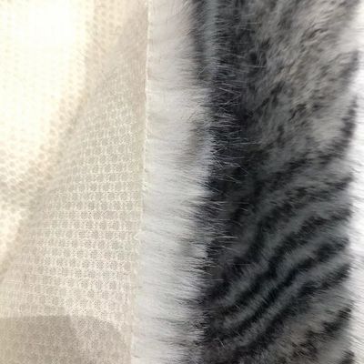100% Polyester Front Material Faux Fur Fabrics for Winter Garment in Various Densities