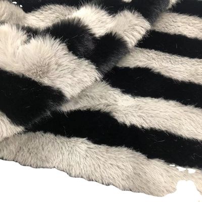 100% Polyester Front Material Women's Faux Fur Textile Material Fabric for Garments