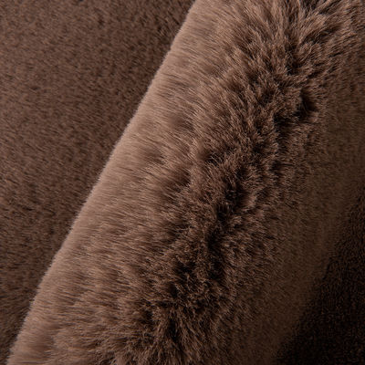 Knitted 100% Polyester Soft and Comfortable Long Pile Fake Faux Rabbit Fur Fabric