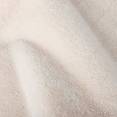 Tricot Knitted Rabbit Fur Fabric Medium-to-High Grade for Home Textile Garment and Carpet