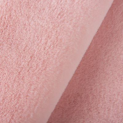 Tricot Knitted Rabbit Fur Fabric Medium-to-High Grade for Home Textile Garment and Carpet